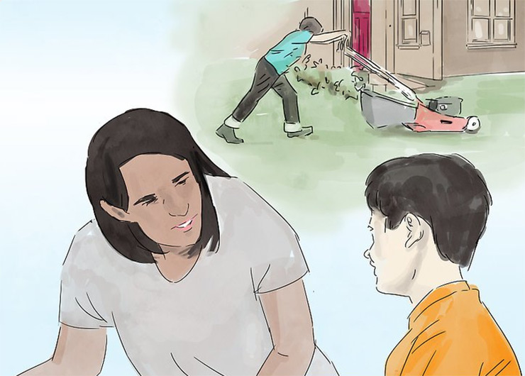 Ask a friend to maintain your yard